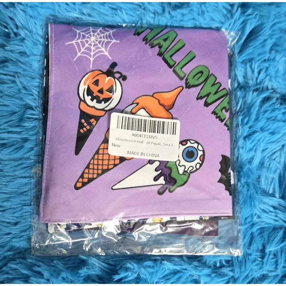 DDuoSnooth Halloween Dog & Cat Bandana/Scarf Polyester Small 13